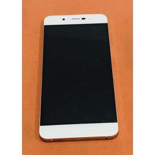 Used Original LCD Display Screen + Touch Screen + Frame for Yu Fly F8 Free Shipping