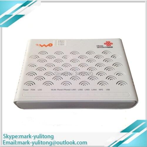 Original ZTE F427 wireless ONT V5 EPON ONU with 4 LAN 2 POTS USB ports