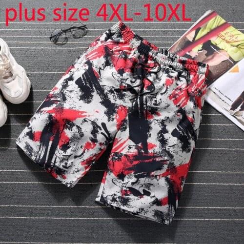 New Arrival Fashion Super Large Flower Beach Board Shorts Print Summer Shorts Plus Size 4XL 5XL 6XL 7XL 8XL 9XL 10XL