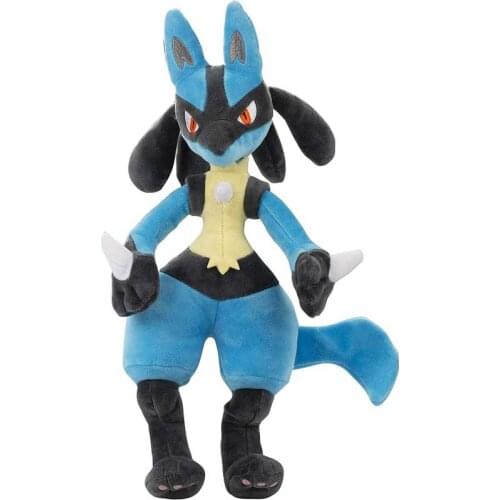 TAKARA TOMY 30cm Pokmon Lucario Plush Stuffed Animal toys for children