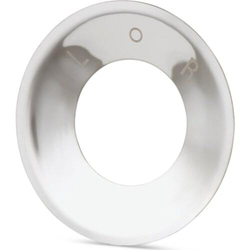 Stainless Steel rearview mirror knob decorative circle Sticker For Chevrolet Cruze Malibu AVEO For Opel mokka ASTRA J Insignia