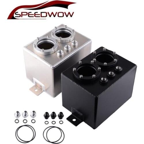 SPEEDWOW 3L Double-port Fuel Oil Catch Can Surge Tank Water Catch Can Fuel Tank Oil Catch Can
