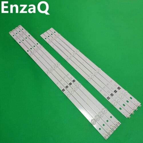 80pcs/10set LED strip for LG TV 49UF6400 49UF6407 49LF510V 49UF640V NC490DUE-SADP2 LGE-WICOP-49INCH-UHD-FHD-REV05 GAN01-1255A-P1