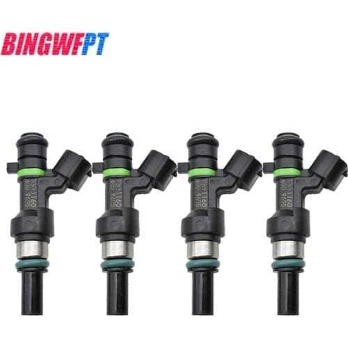 4pcs For Nissan Versa Tiida MARCH III (K12) HR16DE 1.6L Fuel Injector NEW OEM 16600ED000 16600-ED000 FBY1160