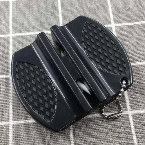 Mini sharpener Outdoor portable sharpening stone Kitchen gadget sharpening stone knife sharpener Multifunctional sharpener