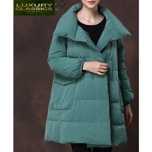 High Quality Womens Winter Down Jacket 90% White Duck Down Coat Female Korean Style Parkas Woman 2021 Mujer Chaqueta 76
