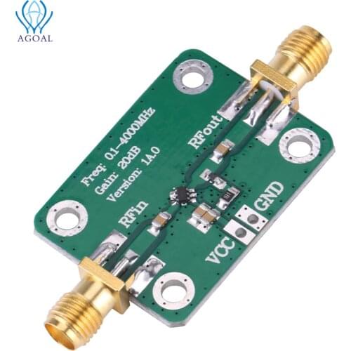 0.1-4000MHz Broadband Wideband Microwave RF Amplifier Module Gain 20dB