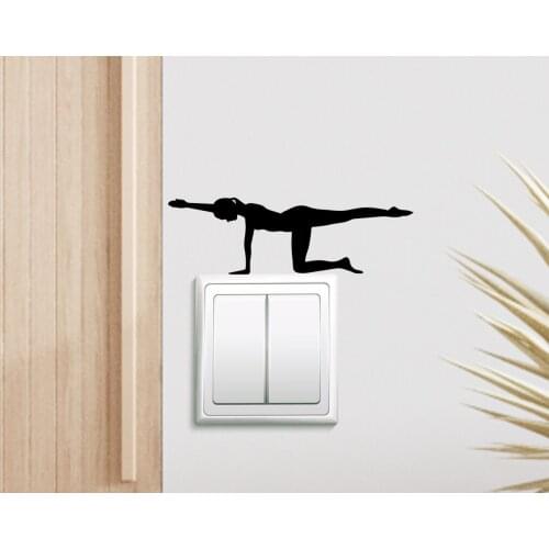 BK Home Yoga Designed Wall Sticker-1