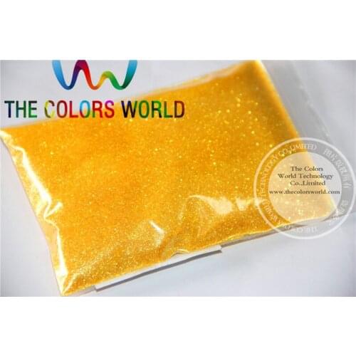TCR12 0.2mm Iridescent Rainbow Yellow Color Glitter Powder for nail,tatto art decoration DIY powder
