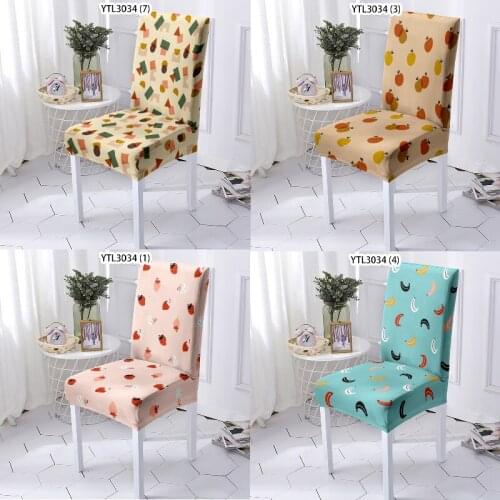 Cartoon fruit banana strawberry office chair cover dinning chair gaming chair cover chair grey chair covers makeup chair chair