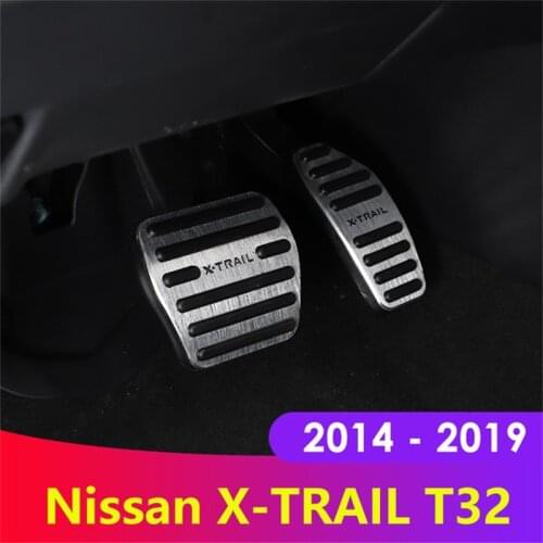 For Nissan X-Trail X Trail XTrail T32 2014 2015 2016 2017 2018 AT Car Accelerator Pedal Gas Brake Pad Pedals Car Accessories