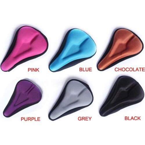 Mountain Bike Saddle Breathable Cushion Cover Road Bike Thickened Soft Cycling Seat Mat 3D Sponge Polymer Bicycle Saddle Seat