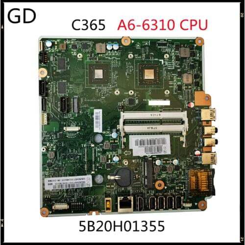 GD Original For Lenovo C365 Laptop Motherboard 5B20H01355 6050A2594901 CFT3S With A6-6310 CPU Full Tested Fast Shipping