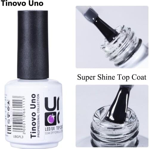 NEW Super Shine Top Coat UV Gel Lak 15ML Diamond Top Coat No Wipe Manicure Clear Gel Varnishes Resin for Nails Art Decorations