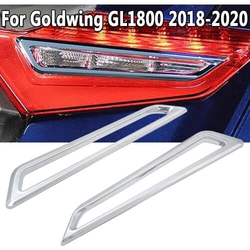 For HONDA Goldwing GL1800 2018 2019 2020 Taillight Trim case Chrome decoration Cover