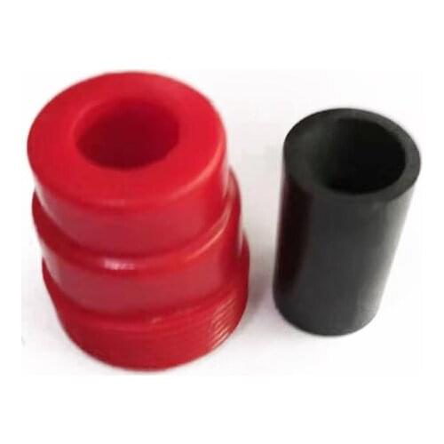 JL boron carbide blasting nozzle 6/810x20x35mm with red blasting nozzle holder for sandblast cabinet