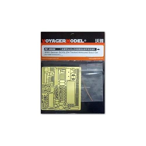 KNL HOBBY Voyager Model PE35530 Sd.Kfz.254 wheeled / tracked armored reconnaissance vehicle metal etched