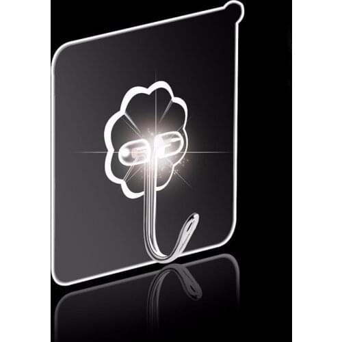 1/5/10Pcs Strong Home Kitchen Hooks Transparent Suction Cup Sucker Wall Hooks Hanger For Kitchen Bathroom Wholesale Price