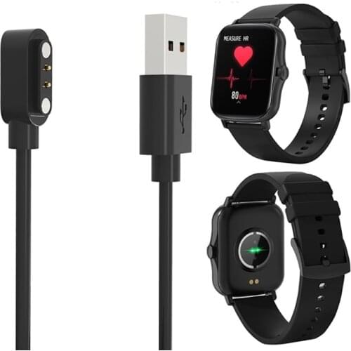 2021 New Smart Watch Charging Dock Cables Charger for P8plus P9 2-pin Magnetic USB Charing Cable Lightweight Portable Cord