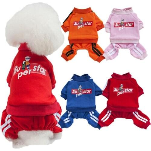 Pet Dog Clothes Autumn and Winter Four-Legged Sweater Small Dog Clothes