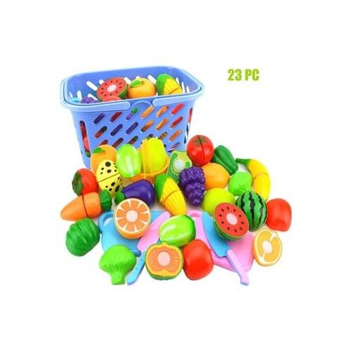 Pretend Play Plastic Food Toy Cutting Fruit Vegetable Food Pretend Play Children Toys For Kids Educational Toys