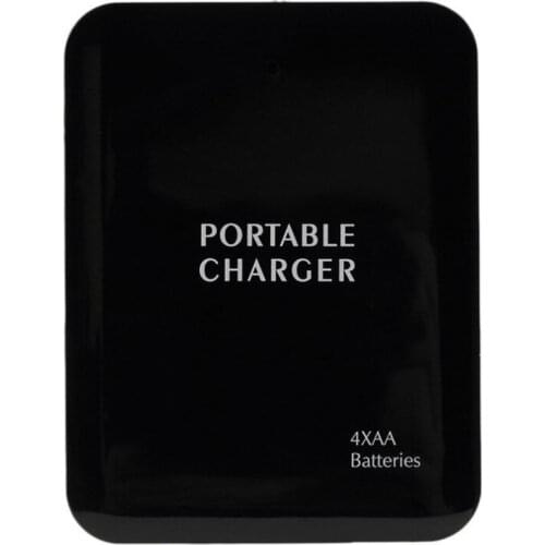 Portable Torch / OFF / USB USB 4AA Battery Emergency Charger Case For Cell Phone Wholesale