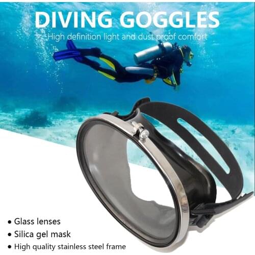 1PC Professional Underwater Diving Masks Adult Silicone Anti-Fog Diving Goggles Swimming Fishing Men Women Swimming Goggles