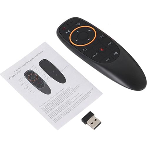 Air Mouse Voice Control G10S with Gyro Sensing Game 2.4GHz Mini Wireless Smart Remote For Android TV Box PC