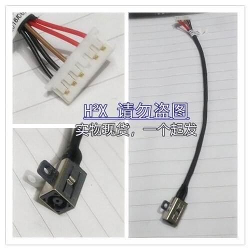 DC Power Jack with cable For DELL 14 3465 i3465 P76G P76G003 laptop DC-IN Flex Cable