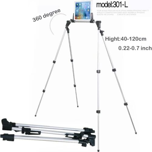 Adjustable tablet stand for the bed, sofa, portable & flexible pad pc tablet phone holder for Ipad 9.7 12.9'' 10.1'' 7'' 8