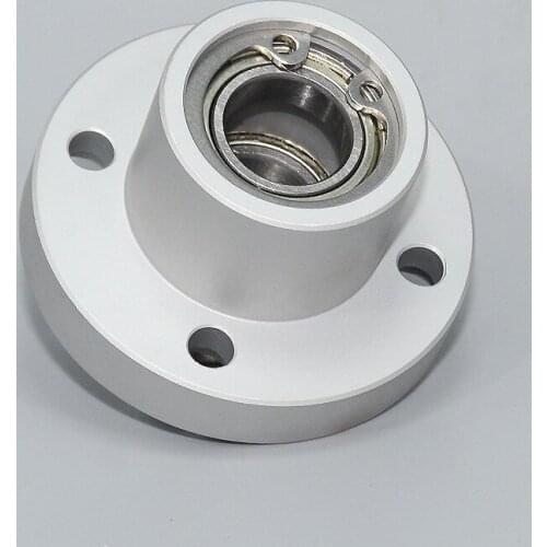 Double bearing seat with buckle ring aluminum alloy bearing assembly BARB flange bushing guide rail bracket mask machine fixing