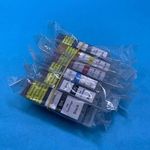 YOTAT 6pcs Compatible PGI-220XL ink cartridge PGI-220 CLI-221 for Canon Pixma MP980 printer