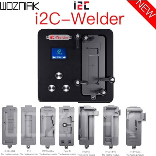 I2c welder intelligence double layers Pre-heating Rework Station for iPhone X-12PRO MAX motherboard repair desoldering face modu