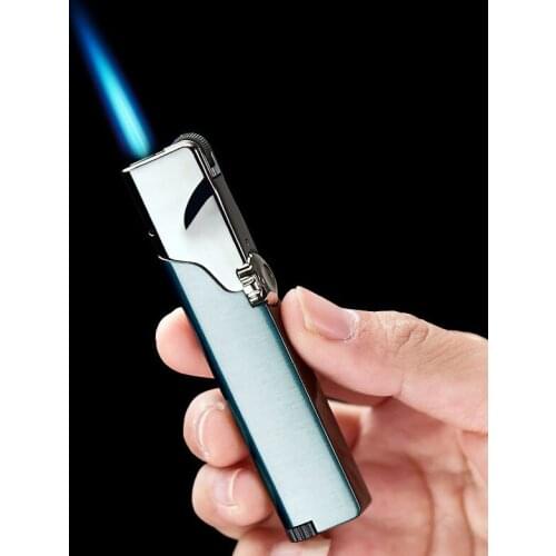 Turbine Gas Lighter Grinder Creative Wind-proof Inflatable Portable Lighter Men And Women Smoking Tools Outdoor Camping Barbecue