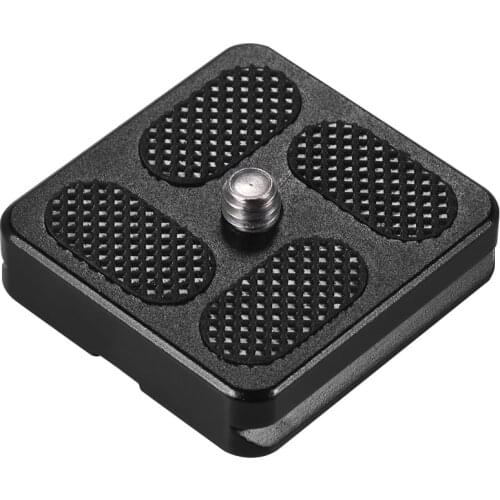 40*38mm Size Aluminum Alloy Universal Quick Release Plate D-40T QR Plate with 1/4 Inch Screw for Arca Swiss Benro Monopod Tripod