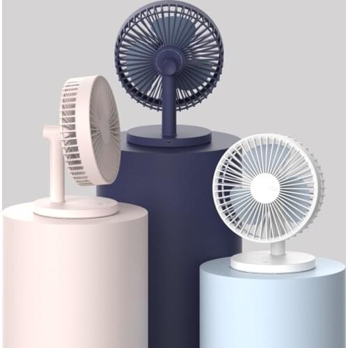 USB Charging Home Office Workshop USB Desktop Fan Built-in Battery Three Speed 3life Sunny Wind Fan Quiet Portable Rotation Fans