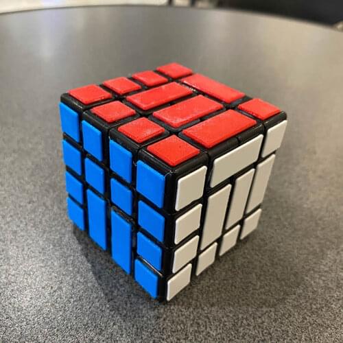 Calvins Evgeniy Dia-Cube-4 Bandaged 4x4x4 Magic Cube Neo Professional Speed Twisty Puzzle Brain Teasers Educational Toys