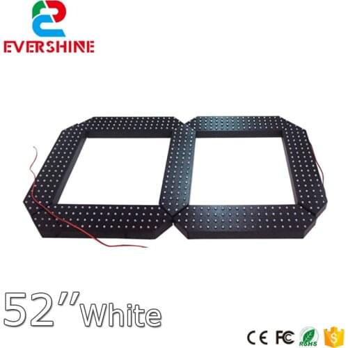 52inch White Red Green Yellow 7 Segments Digit Number Module Gas Price Led Sign Use For Gas Station