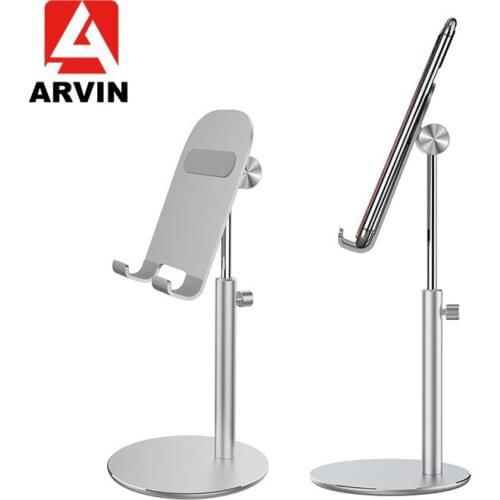 Aluminum Alloy Tablet phone Holder Stand Live broadcast stand Adjustable phone Desktop holder For iPad Pro Air Mobile Phone