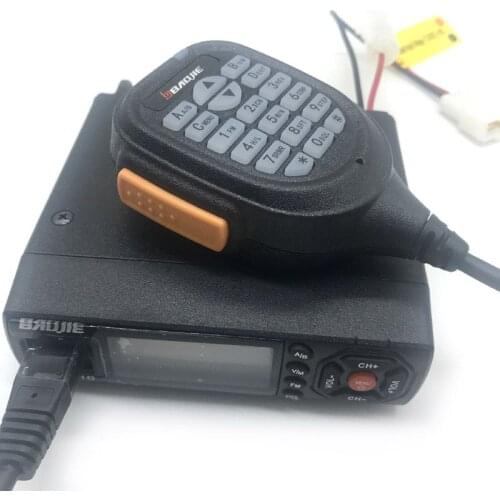 Baojie BJ-218 Z218 Dual Band VHF UHF Mobile Car Radio BJ218 Transceiver Auto Walkie Talkie Mini Ham Radio Transceiver + PTT Mic