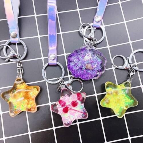 Keychain Fashion Stereo key Ring Creative Mobile Phone Bag Car Pendant Keychain D7YA