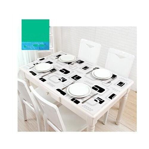 PASAYIONE Environmently PVC Waterproof Tablecloths Oilproof Table Covers Anti Hot Coffee Rectangle Table cloth 1.3mm Thickness
