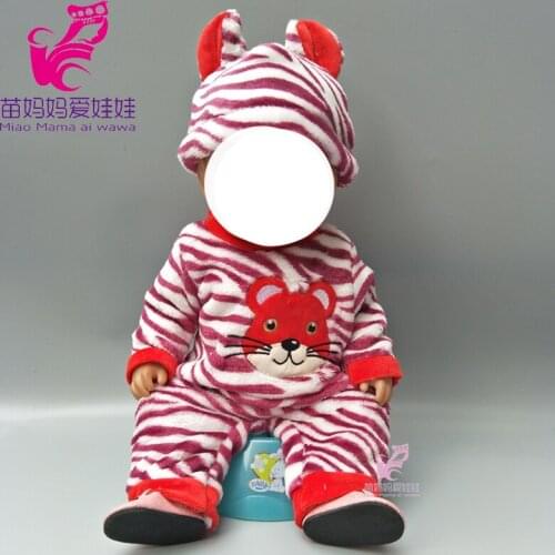 Dolls clothes for 43cm Baby doll coat set for 18 inch reborn baby dolls coat with cap for girls birthday gift