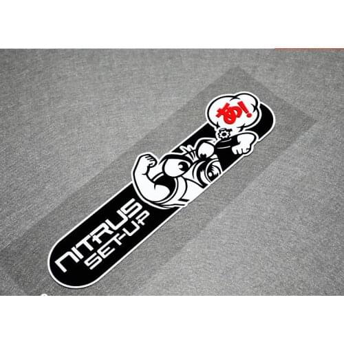 Turbo stickers nitrus set-up funny Vinyl sticker Japan JDM motorcross racing Decal reflective car sticker accessories