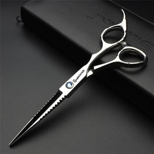 Hairdressing scissors clippers high-quality hair use cutting tools 6inch440C steel high-quality barber scissors free delivery