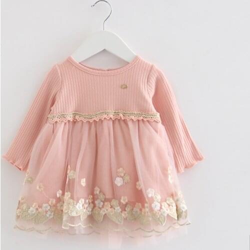 Baby Girls Clothes Newborn Infant Baptism Dress For Girls Clothing Flowers Embroidery Birthday Christening Dresses 0-2T