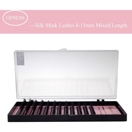 HPNESS Eye Lashes Silk Volume Premium Eyelashes Extension Natural Color All Sizes Classic Lashes for Eyelash Extension Training