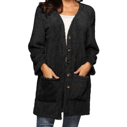 5XL Winter Women Warm Black Fur Coat Jacket Fluffy Warm Hooded Outerwear Casual Long Sleeve Luxury Female Faux Fur Plush Coats