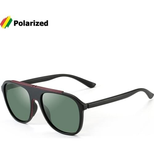 JackJad 2020 Fashion TR90 Pilot Style Polarized Sunglasses Driving Double Color Frame Brand Design Sun Glasses Oculos De Sol3309