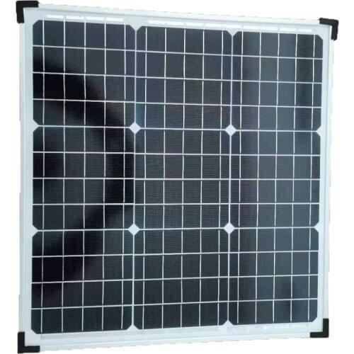 Solar Panel 12V 100w Power Output 2PCS 50W Mono Solar Cell For 12V Battery Charger System Kit